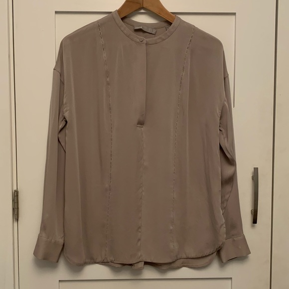 Vince Tops - Vince silk blouse Taupe size 4